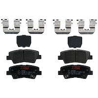 TXC1544 Ultra-Series Disc Brake Pad Set for Select Hyundai/Kia Models, Position: Rear