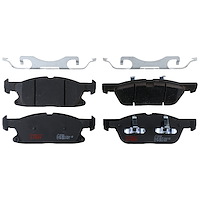 TXC1818 Ultra-Series Disc Brake Pad Set for 2015 Ford Edge S w/ 17 in. Wheels, Position: Front