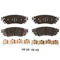 TXC1879A Ultra-Series Disc Brake Pad Set for Select Lexus/Toyota/Scion Models, Position: Rear