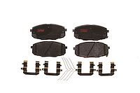 TXC2035 Ultra-Series Disc Brake Pad Set for 2017-2019 Kia Soul, Position: Front