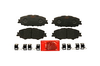 TXC2176 Ultra-Series Disc Brake Pad Set for 2019-2022 Toyota Corolla , Position: Front