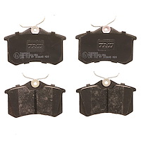 TXH0340 Ultra-Series Disc Brake Pad Set for Select Audi/Volkswagen Models, Position: Rear