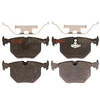 TXH0548 Ultra-Series Disc Brake Pad Set for Select BMW Models, Position: Rear