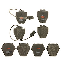 TXH0912ES Ultra-Series Disc Brake Pad Set for Select Audi/Volkswagen Models, Position: Front