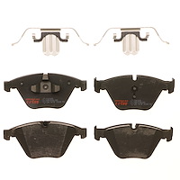 TXH1260A Ultra-Series Disc Brake Pad Set for 2009-07 BMW 328i/328xi, 2009 BMW 328i Coupe/328i xDrive, Position: Front