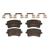 TXH1386 Ultra-Series Disc Brake Pad Set for Select Audi/Volkswagen Models, Position: Rear