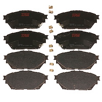 TXH1682 Ultra-Series Disc Brake Pad Set for 2012 Mitsubishi Fuso Trk Canter FE180, Position: Front