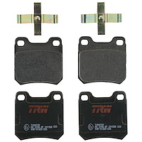 TXM0709 Ultra-Series Disc Brake Pad Set for Cadillac Catera 2001-1997, Saturn L300 2004, Position: Rear