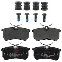 TXM0886 Ultra-Series Disc Brake Pad Set for Ford Fiesta 2016-2014, Focus 2007-2000, Position: Rear