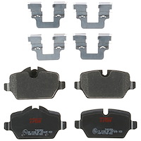 TXM1554 Ultra-Series Disc Brake Pad Set for Mini Cooper Countryman 2016-2011, Cooper Paceman 2016-2013, Position: Rear