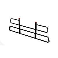 1058-52-01 Cab Protector, Height: 19.38 in., Length: 58.25 in., Width: 20 in., Matte Black, Steel, Rack, Powder Coat Finish