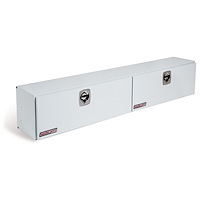 296-3-02 Hi-Side Box, 11.8 ft., Height: 16 in., Length: 96.25 in., Width: 13.25 in., White, Heavy-Duty Welded, Steel