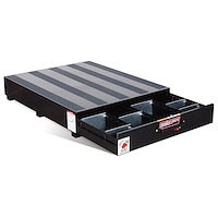 308-5 Heavy-Duty Drawer Unit, Steel, 13.9 ft., Height: 9.5 in., Length: 48 in., Width: 39.75 in., Black, Drawer Depth: 45 in.