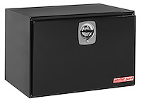 538-5-02 Underbed Box, 12.1 ft., Height: 24.13 in., Length: 36.63 in., Width: 24.25 in., Gloss Black, Heavy-Duty Welded, Steel