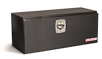 548-5-02 Underbed Box, 9.1 ft., Height: 18.13 in., Length: 48.13 in., Width: 18.25 in., Gloss Black, Heavy-Duty Welded, Steel