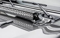 Hood Hinge Mounted Double Row LED Light Bar Kit for 2018 Jeep Wrangler JL