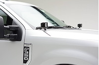 Hood Hinge LED Bracket 2017-2019 Ford F-250/F-350/Super Duty