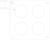 FOG-1005 Carb Base Gasket, Holley Dominator 4 Hole, Paper w/Silicone Coating, 2.03 in. Dia., .030 in.