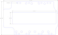 FOG-1008 Supercharger Base Gasket, Universal, Paper w/Silicone Coating, 4.26 in. x 15.85 in., .060 in.