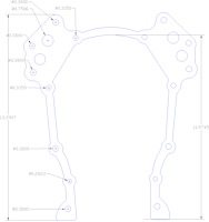 FOG-1062 Timing Cover Gasket, Chrys. Stk. KB 426CI HEMI, Paper w/Silicone Coating, .030 in.