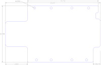 FOG-1152 Supercharger Base Blank Gasket, Universal, 8-Bolt Littlefield-SSI, w/o Paper w/Silicone Coating, .060 in.