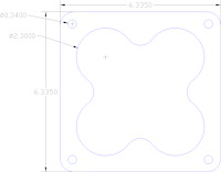 FOG-1197 Carburetor Base Gasket, HOLLEY DOMINATOR CONTOURED OPEN PLENUM, Port Dia.: 2.30", .030", Paper w/Silicone Coating