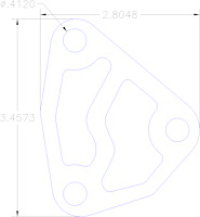 FOG-1222 Oil Filter Housing Gasket, Olds. 330-455CI, Steelcore Laminate w/Silicone Coating, .050 in.