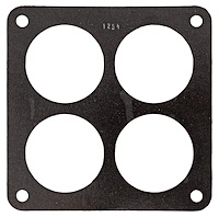 FOG-1254 Carb Base Gasket, Holley Dominator 4 Hole, Paper w/Silicone Coating, 2.40 in. Dia., .030 in.