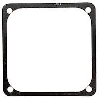FOG-1291 Carb Base Gasket, Holley Dominator Shearplate Open Plenum, Paper w/Silicone Coating, 5.73 in. x 5.73 in., .060 in.