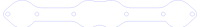 FOG-3149A Aluminum Exhaust Port Covers, Chrys. BB B1 Original Round