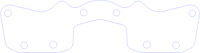 FOG-3166A Aluminum Exhaust Port Cover, Toyota 2.2L 22R I-4