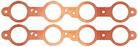 FOG-7355C Amored RCC Header Gaskets, Round Port, Rubber Coated Copper, Chevy LS