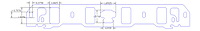 FOG-8008-1 Intake Gasket/Spacer Kit, Ford/AFR SB, w/o Crossover, Thickness: .06 in., Port: 1.31 in. x 2.18 in., Paper w/Silicone