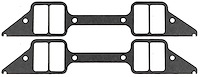 FOG-8308-4 Intake Gaskets, Chrysler BB 426ci Max Wedge, Port: 1.41 in. x 2.71 in., Thickness: .100 in., Steelcore Laminate