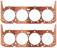 FOG-900134155, RCC Copper Head Gaskets Chevy 265-400CI SB V8, Bore: 4.155 in., Thickness: .031 in.