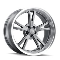606-2165G 606-Series Wheel [Size: 20" x 10"] Gloss Grey Machined Finish