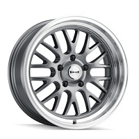 607-8861G 607-Series Wheel [Size: 18" x 8"] Gloss Grey Machined Finish