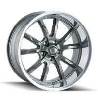 650-7765G 650-Series Wheel [Size: 17" x 7"] Gloss Grey Polished Finish