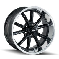 650-7865MB 650-Series Wheel [Size: 17" x 8"] Matte Black Polished Finish