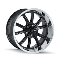650-8961MB 650-Series Wheel [Size: 18" x 9.5"] Matte Black Polished Finish