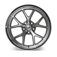 661-Series Wheel 20" x 8.5", 5x127mm Bolt [Gloss Grey with Diamond Cut Face and Lip]