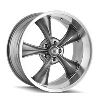 695-7865G 695-Series Wheel [Size: 17" x 8"] Gloss Grey Machined Finish