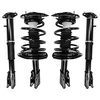4-11040-15300-001 Front & Rear Suspension Strut & Coil Spring Assembly Kit Fits Select GM [Front & Rear]