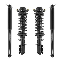 4-11127-259380-001 Front & Rear Suspension Strut & Coil Spring Assembly Fits Select Kia Rio [Front & Rear]
