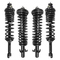4-11140-15141-001 Front & Rear Suspension Strut & Coil Spring Assembly Kit Fits Select Honda Accord [Front & Rear]