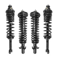 4-11144-15141-001 Front & Rear Suspension Strut & Coil Spring Assembly Kit Fits Select Acura CL [Front & Rear]