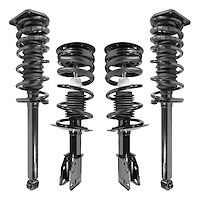 4-11150-15030-001 Front & Rear Suspension Strut & Coil Spring Assembly Kit Fits Select Chevy Cavalier, Pontiac Sunfire [Front &