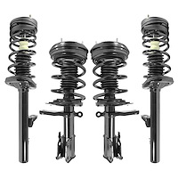 4-11171-15170-001 Front & Rear Suspension Strut & Coil Spring Assembly Kit Fits Select Mopar [Front & Rear]