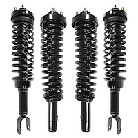 4-11231-15220-001 Front & Rear Suspension Strut & Coil Spring Assembly Kit Fits Select Acura EL, Honda Civic [Front & Rear]