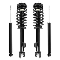 4-11280-253600-001 Front & Rear Suspension Strut & Coil Spring Assembly Fits Select Mopar [Front & Rear]